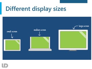 Different display sizes
 