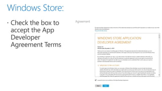 Windows Store Registration