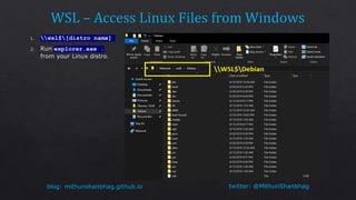 WSL - Windows SubSytem For Linux | PPTX