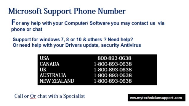 Windows Phone Number 1-800-893-0638 | Windows Technical Support Phone