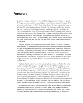 Windows7 System Internals by mark Russinovich | PDF