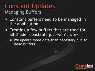 Windows to reality getting the most out of direct3 d 10 graphics in ...