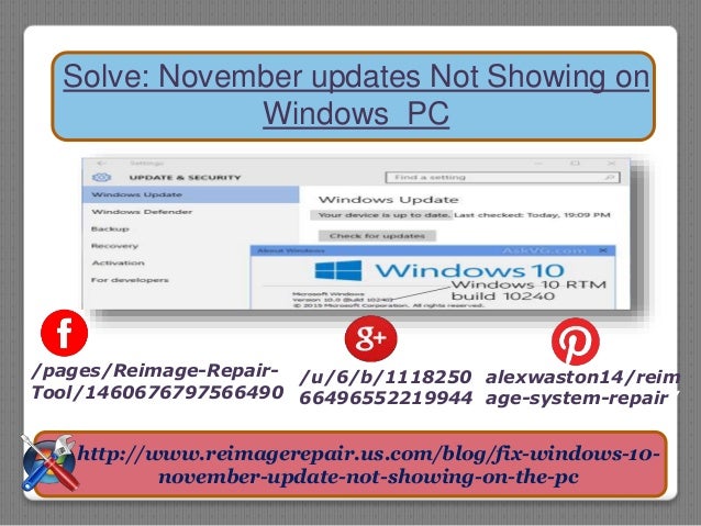 Solve November Updates Not Showing On Windows Pc