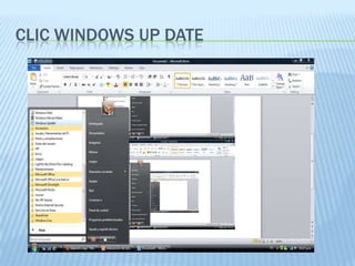 CLIC WINDOWS UP DATE
 