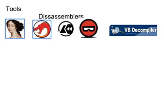 Tools
Dissassemblers