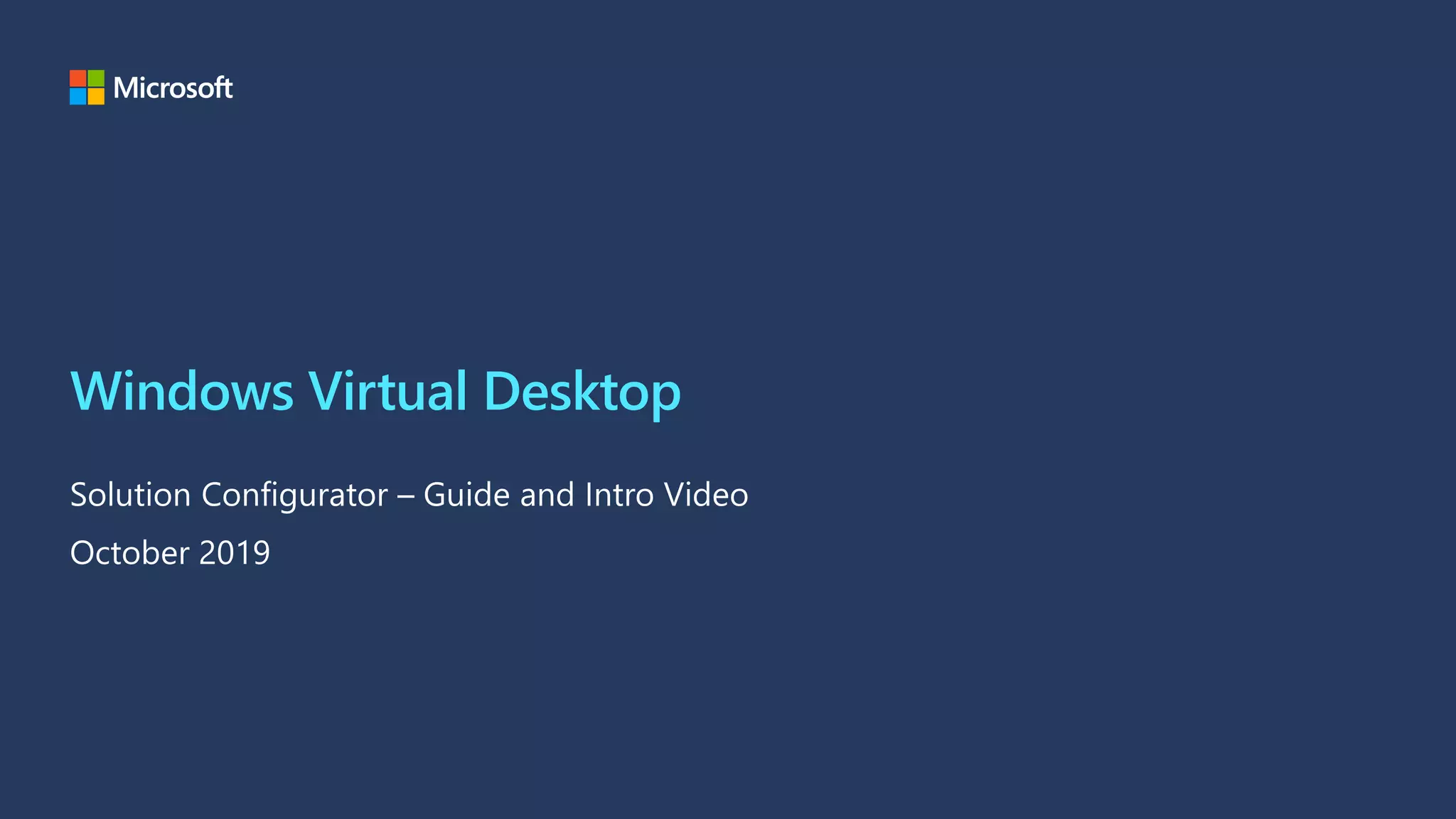 Windows virtual desktop cost solution configurator guide PPT