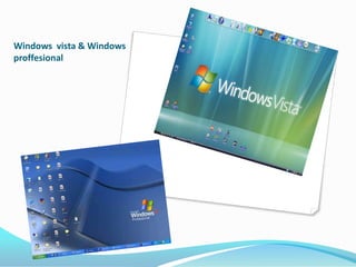 Windows  vista & Windows proffesional 