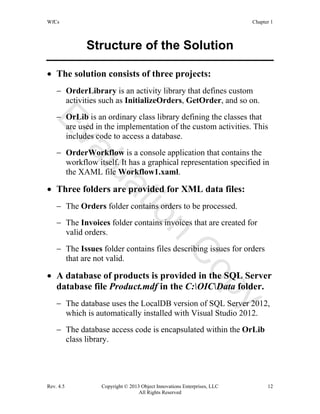 Windows workflow foundation using c# | PDF