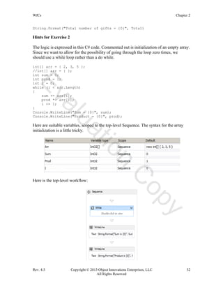 Windows workflow foundation using c# | PDF