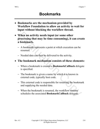 Windows workflow foundation using c# | PDF