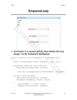 Windows workflow foundation using c# | PDF