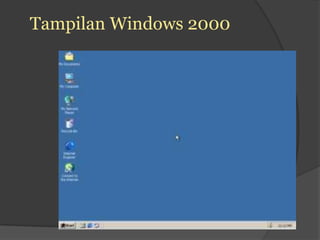 Tampilan Windows 2000
 