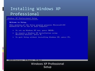 Windows xp | PPT