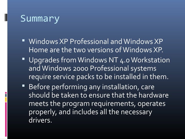 Windows xp | PPT