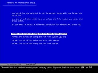 Windows xp installation | PPTX