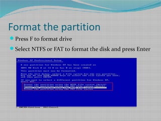 Windows xp installation | PPS