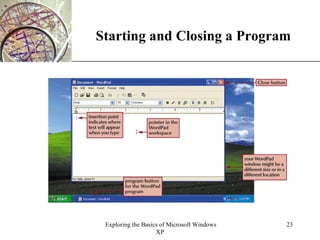 Starting and Closing a Program 