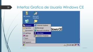 38

Interfaz Grafica de Usuario Windows CE

S. O. Windows

10/04/2013

 