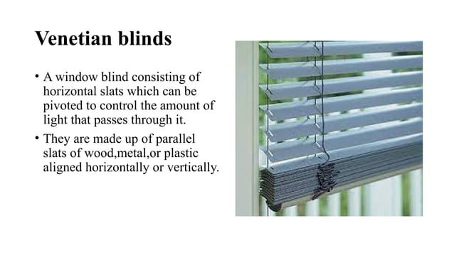 Window treatments & it's types, images.pptx