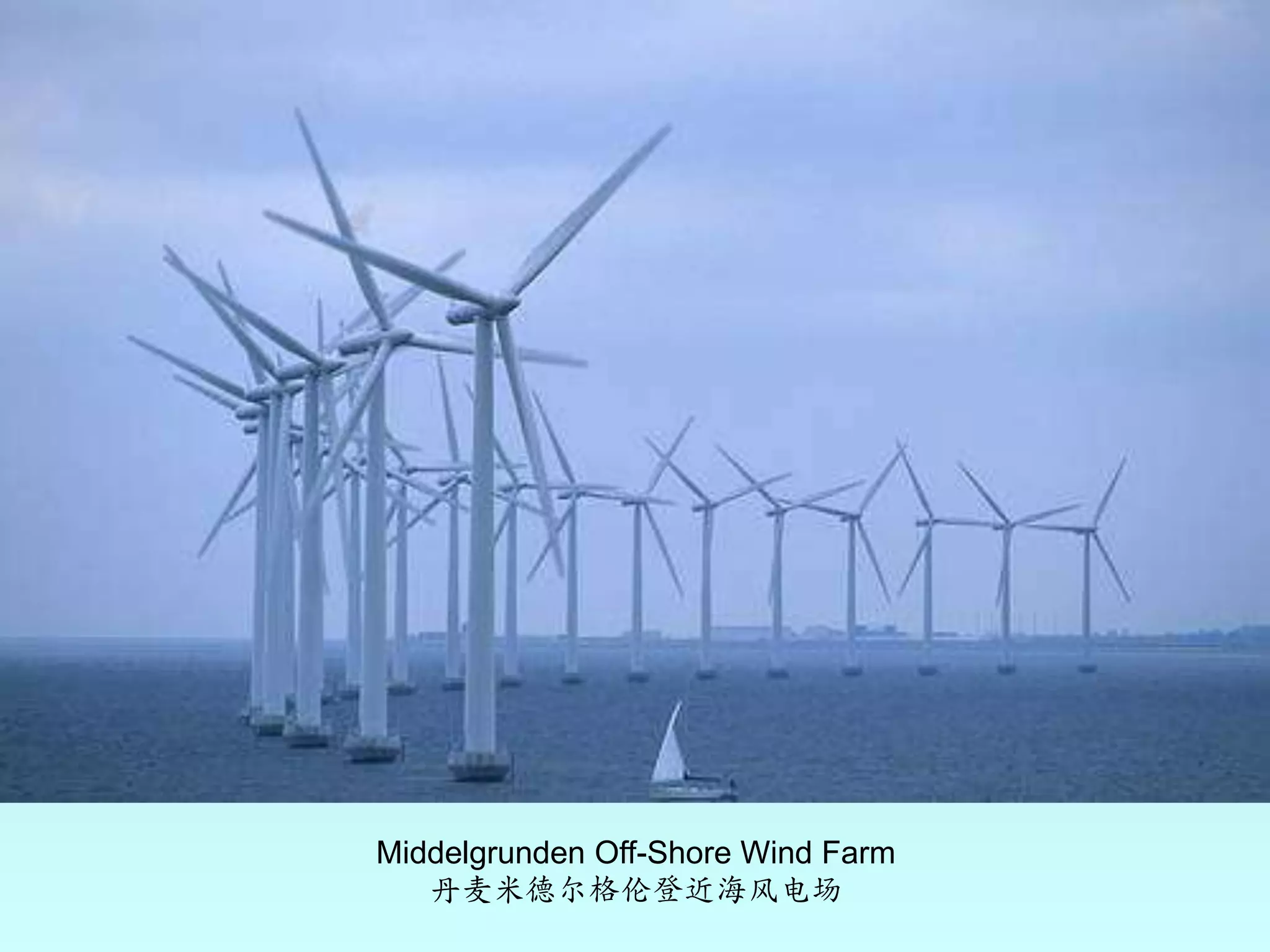 Middelgrunden Off-Shore Wind Farm丹麦米德尔格伦登近海风电场