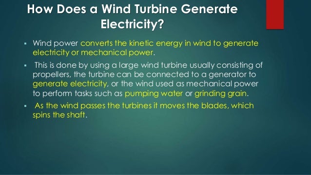 Wind power