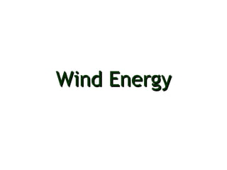 Wind Energy 