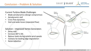 Windpower Engineering Webinar - Vortex Generators on Wind Turbines | PPTX