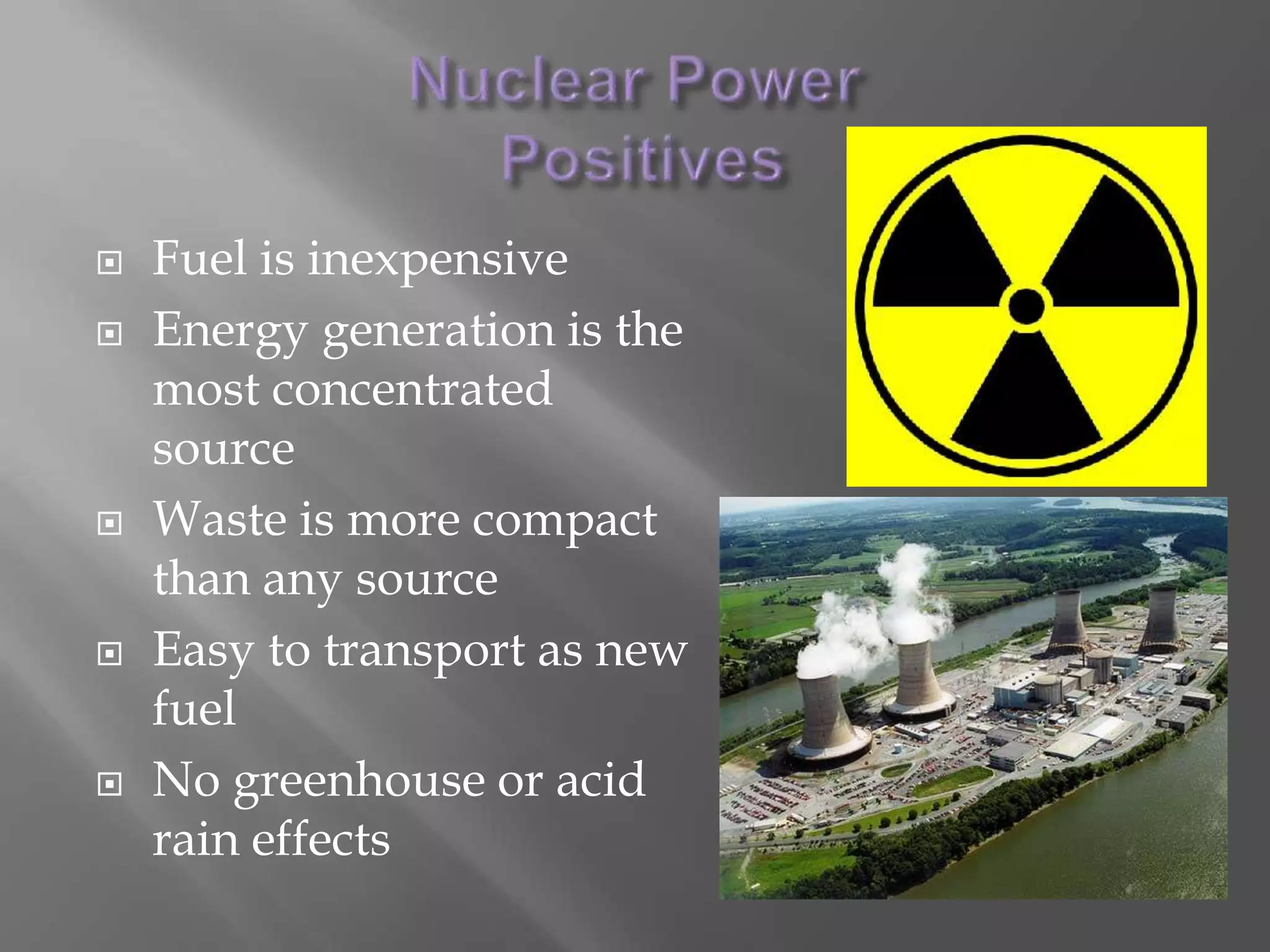 Other forms of Hydro PowerDams and Water Wheels have been used for centuries to provide mechanical power for mills , and later forms of early Electrical powerHydro  Power is clean and totally renewable so once reliable technology is wide-spread this could provide power to coastal regions all over the world