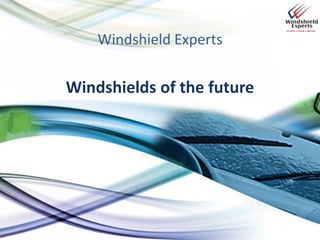 Windshield Experts
Windshields of the future
 