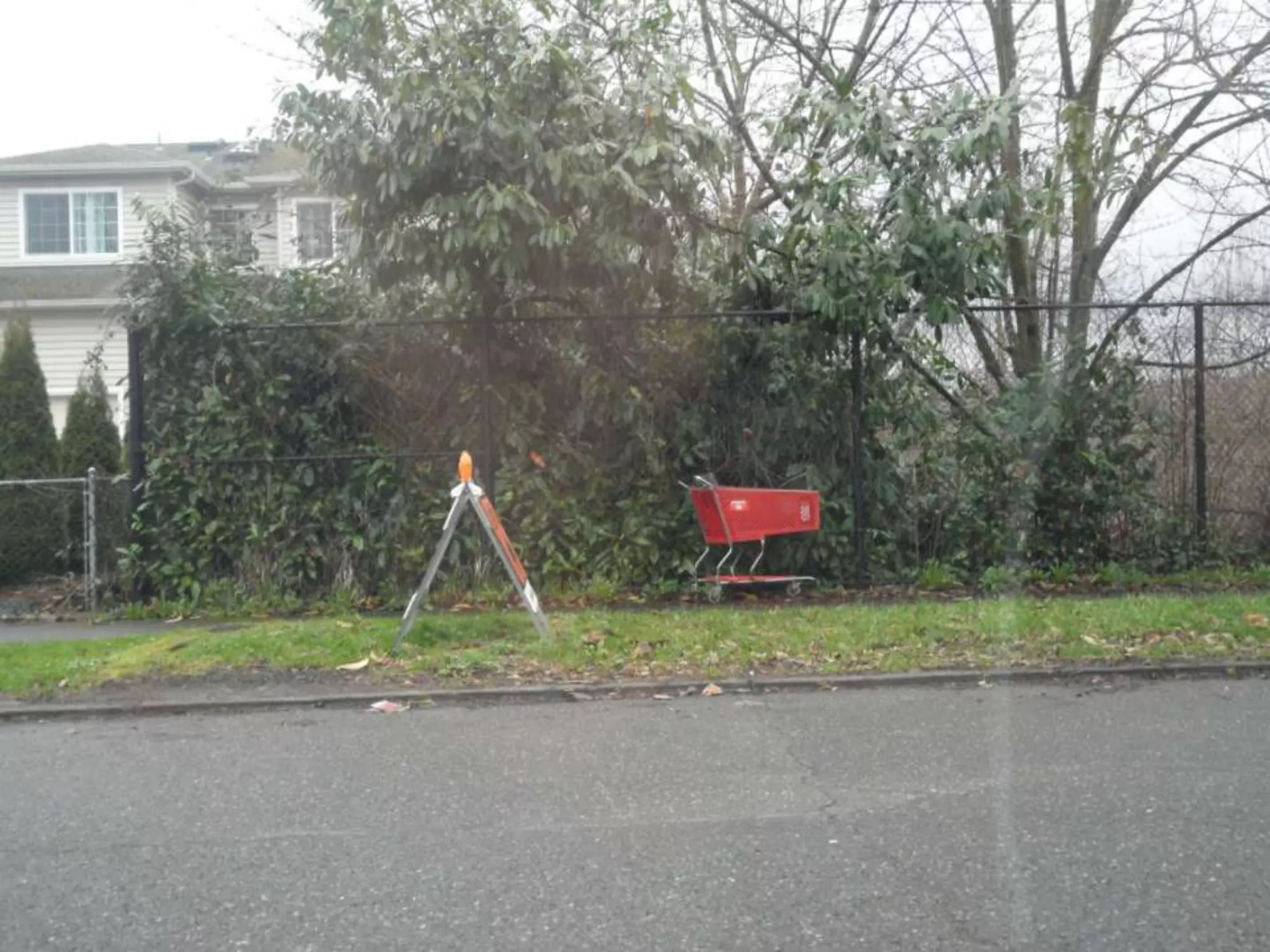 Notice all the power lines and transmission towers.Most main roads are clean.