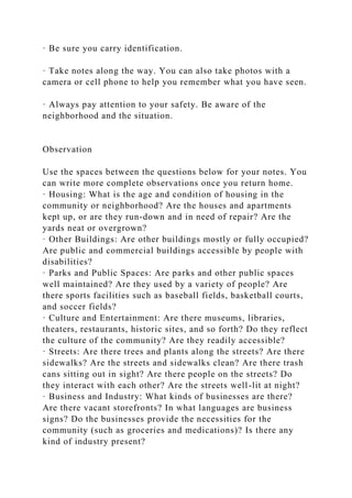 Windshield Survey Template and InstructionsNote Content a.docx