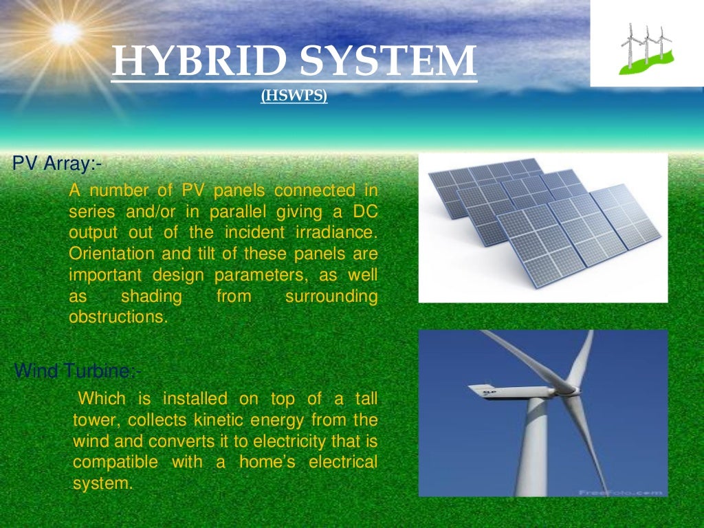 Hybrid SolarWind Power System