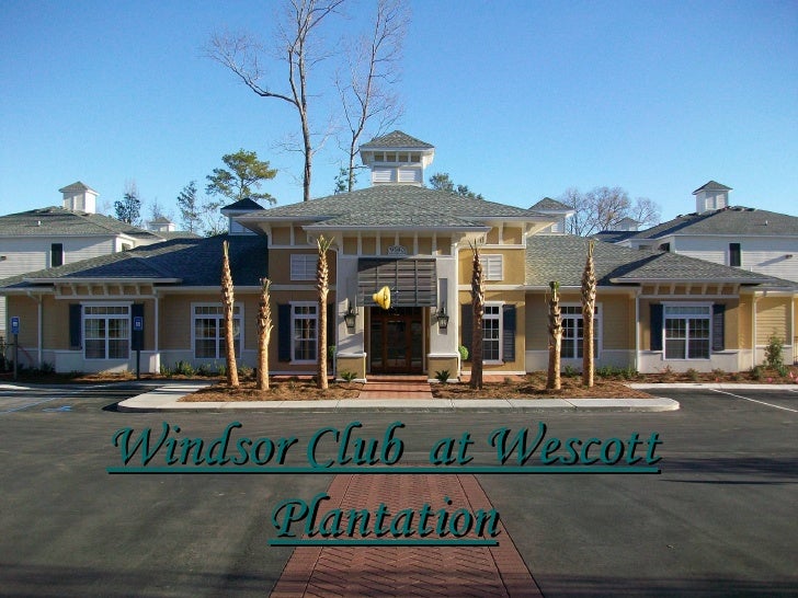 Windsor Club At Wescott Plantation
