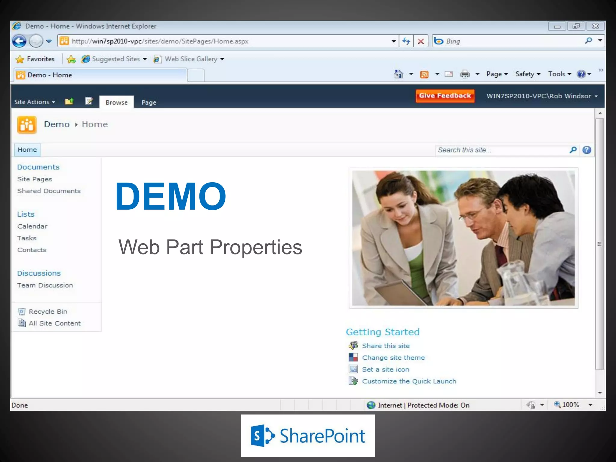 DEMO
Web Part Properties
 