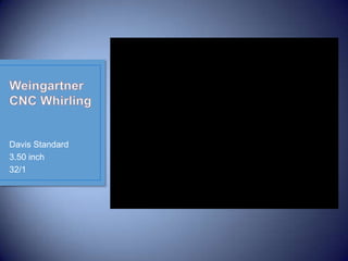 Davis Standard
3.50 inch
32/1
 