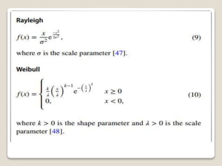 Wind speed probability distribution