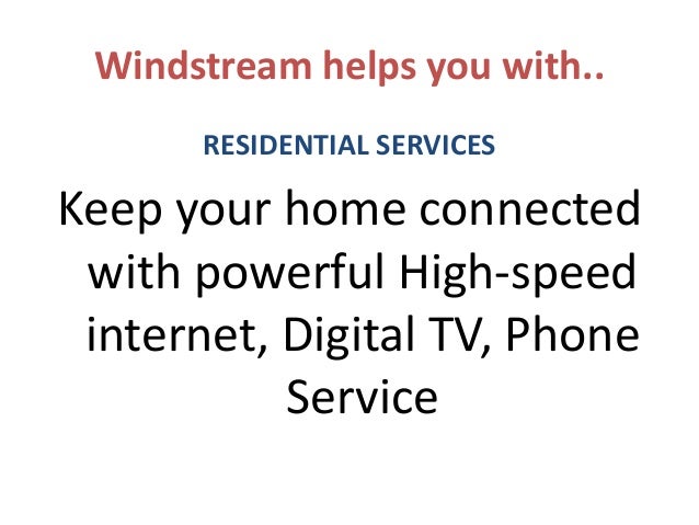 Windstream Technical Support Help Desk