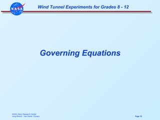 Governing Equations 
