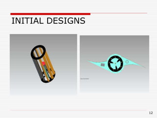 INITIAL DESIGNS
12
 