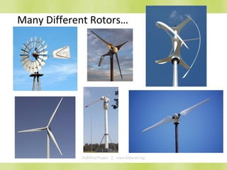 Many Different Rotors…
KidWind Project | www.kidwind.org
 