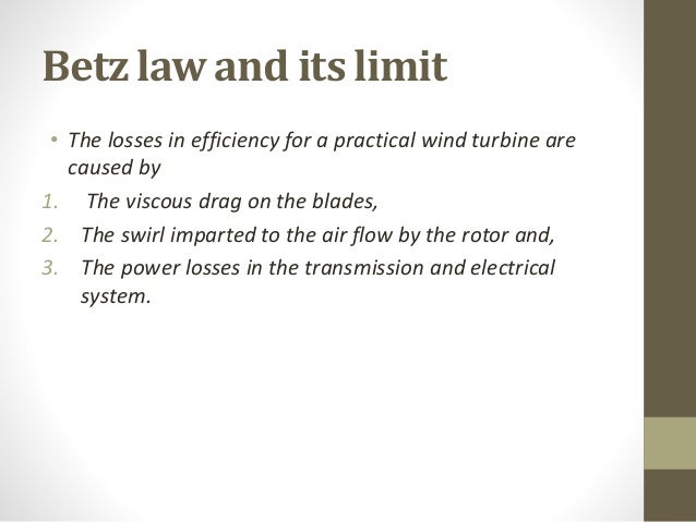 wind turbine efficiency