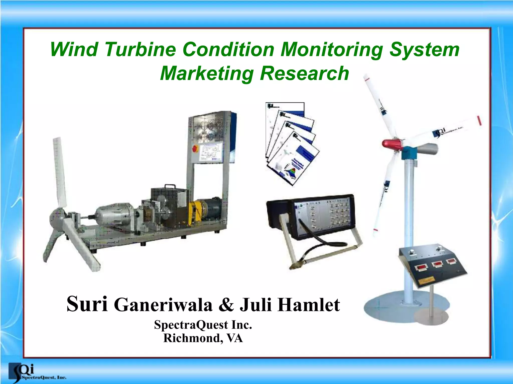 Wind turbine condition monitoring sqi rev | PPTX