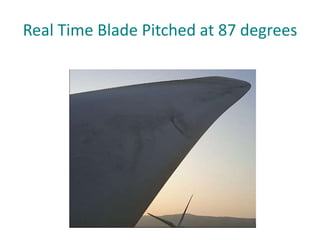 Real Time Blade Pitched at 87 degrees
 