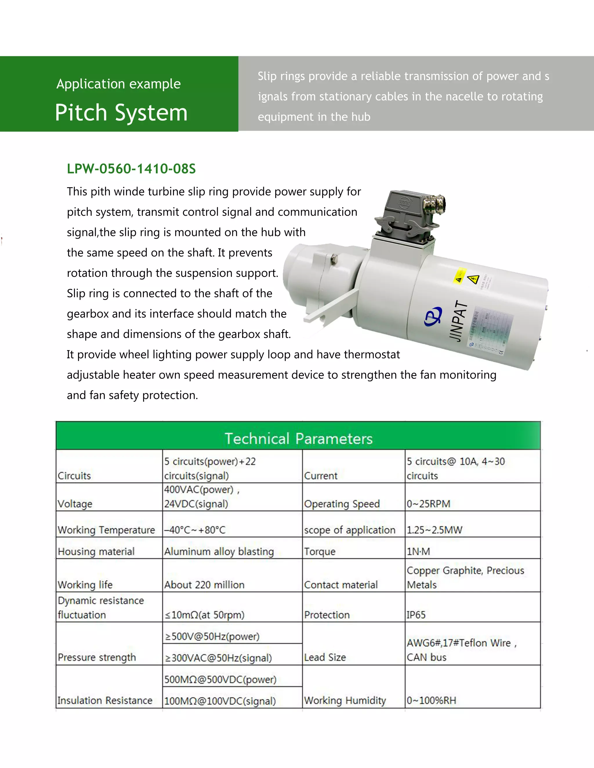 Wind Turbine Slip Ring | PDF