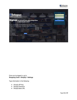 Windward Integration with Shopify Manual | PDF | Operating Systems ...