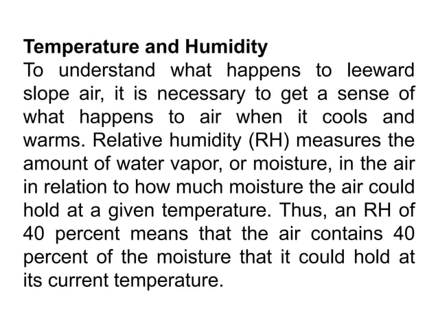 windward and leeward lesson in earth sci.pptx | Weather | Science