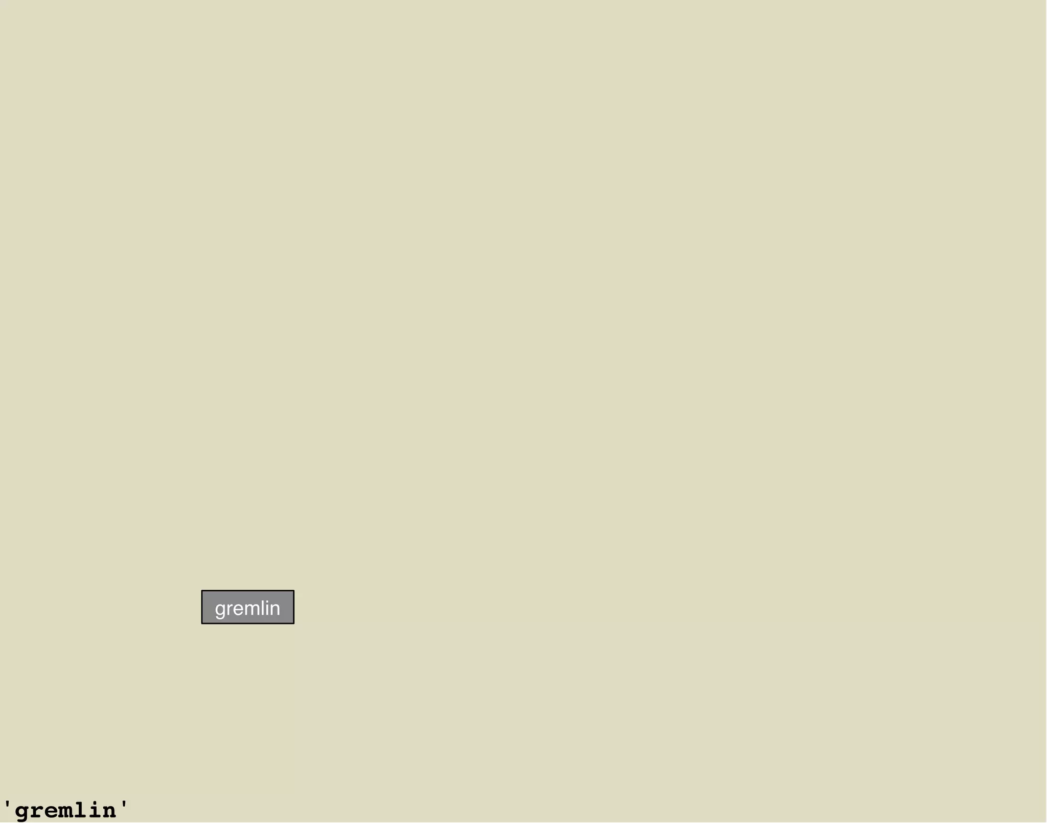 gremlin




'gremlin'
 