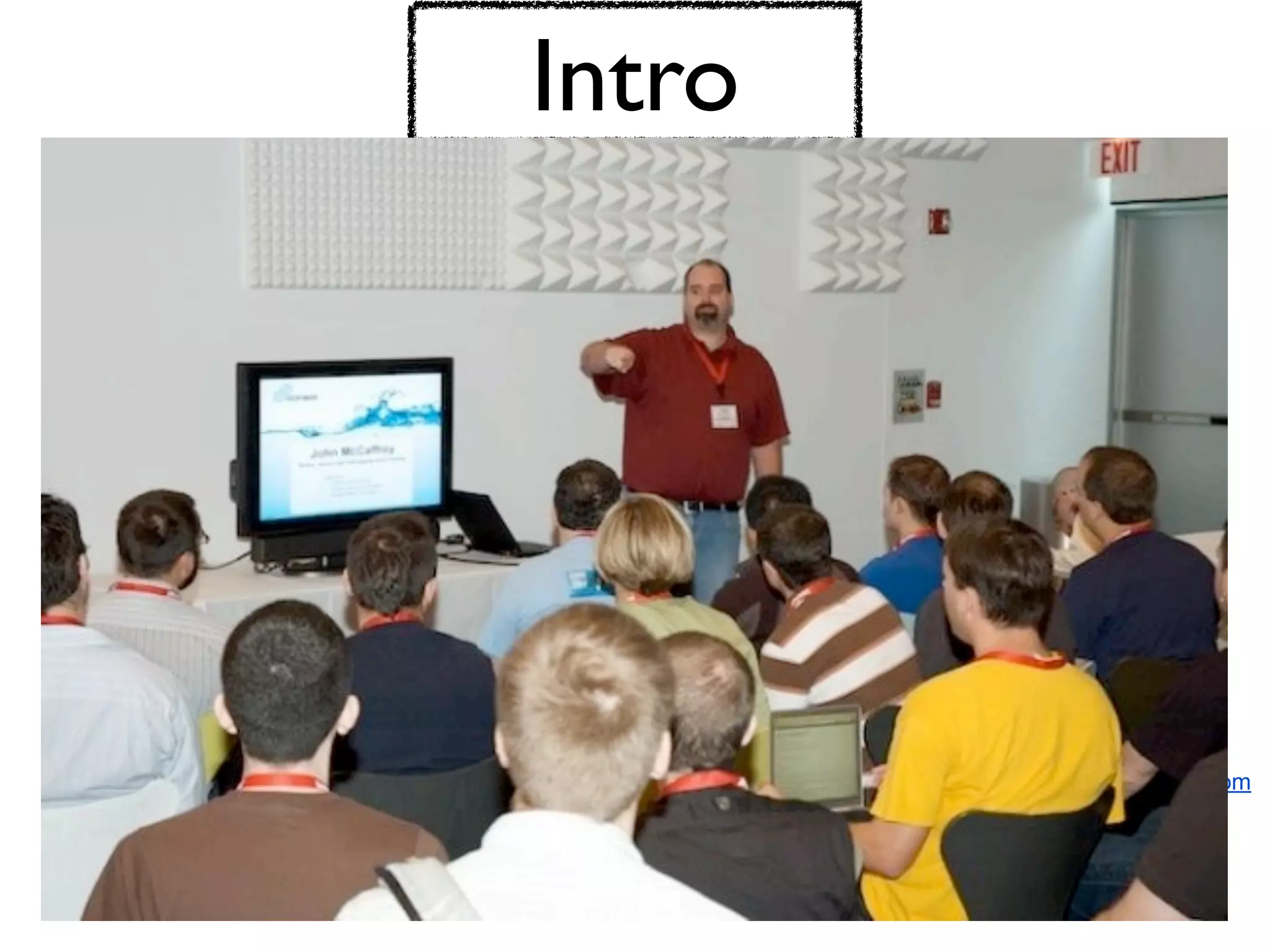 Intro
• Doing Rails since 2007
• 4th time presenting at WindyCityRails
   o 2008: Advanced Firebug and JS unit testing
   o 2009: PDF Generation in Rails
   o 2010: Rails Performance Tuning
   o 2011: Faster Page Performance
• Addicted to Performance Tuning
• railsperformance.blogspot.com
                                                     @J_McCaffrey
• Feedback: speakerrate.com                       railsperformance@gmail.com
 
