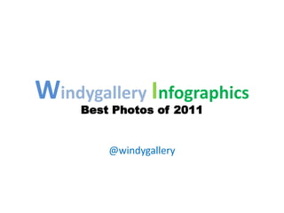 Windygallery Infographics
     Best Photos of 2011


         @windygallery
 