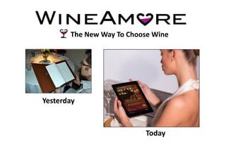 The New Way To Choose Wine
Yesterday
Today
 